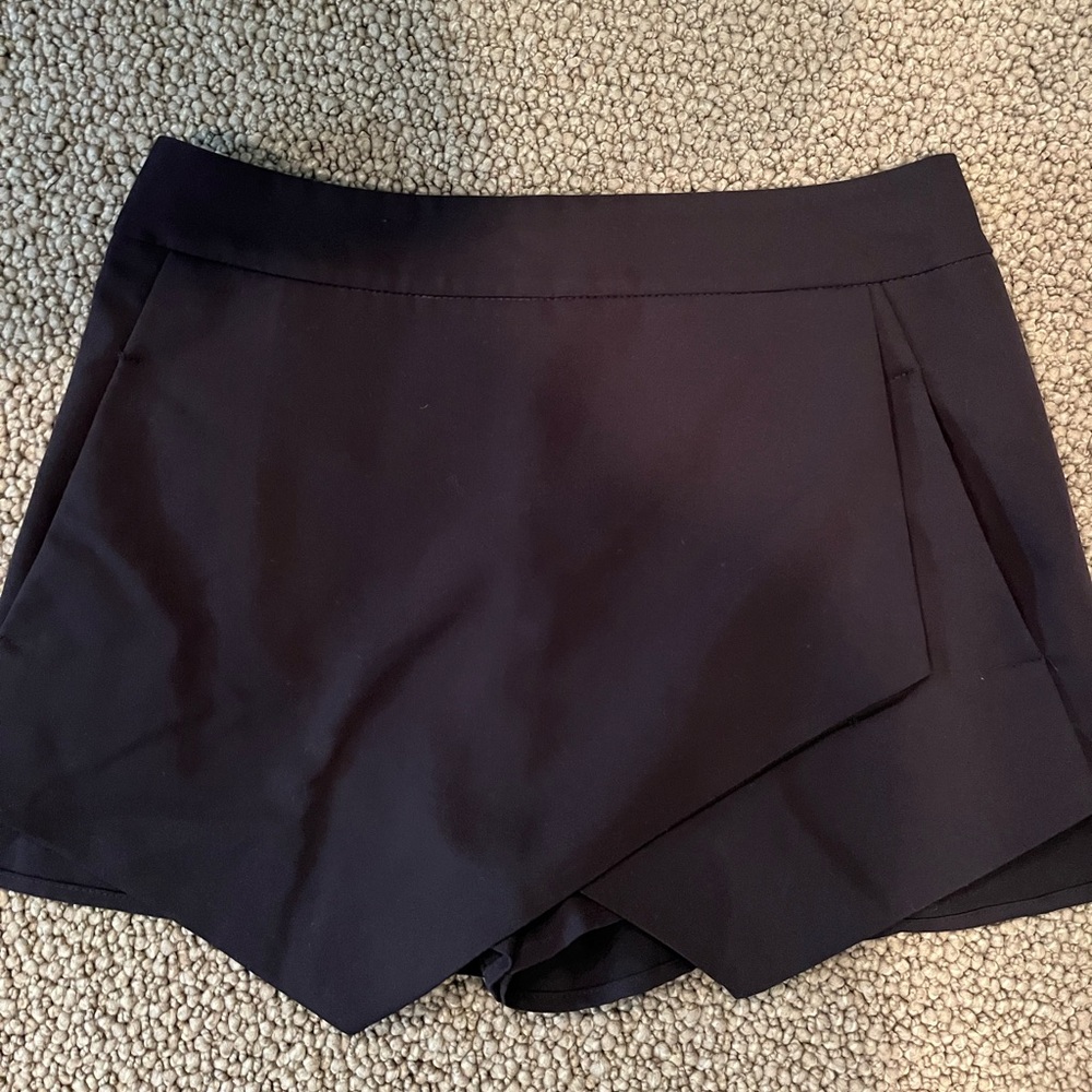 AQUA Navy Skort